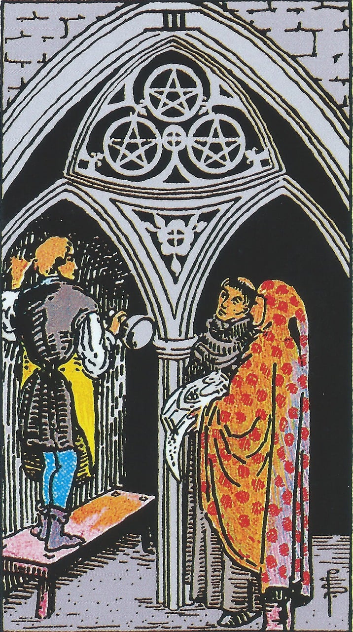 3 of Pentacles Yes or No Explained Simply