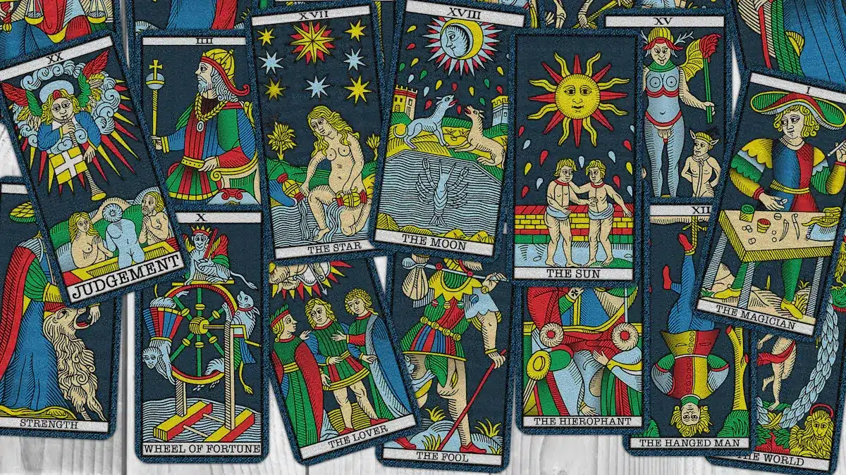 Key Symbols and Their Meanings in the Marseille Tarot